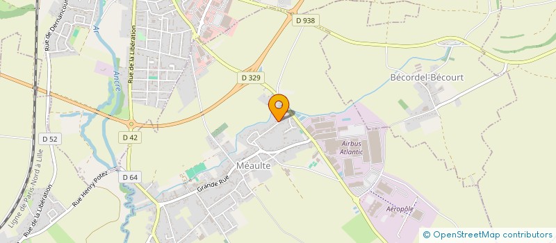 localisation de l'entreprise DG DIS  MEAULTE