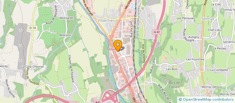localisation de l'entreprise DG DISTRIBUTION à CHAMBERY