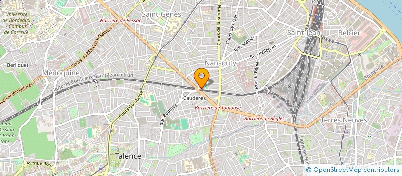 localisation de l'entreprise DG EDUCATION à BORDEAUX
