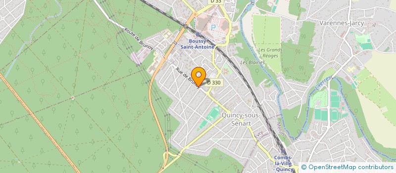 localisation de l'entreprise DG ET S  QUINCY-SOUS-SENART