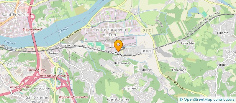 localisation de l'entreprise DG FERMETURES  BRISCOUS