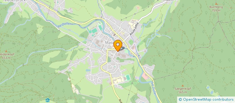 localisation de l'entreprise DG FERMETURES PRODUCTION  MASEVAUX-NIEDERBRUCK