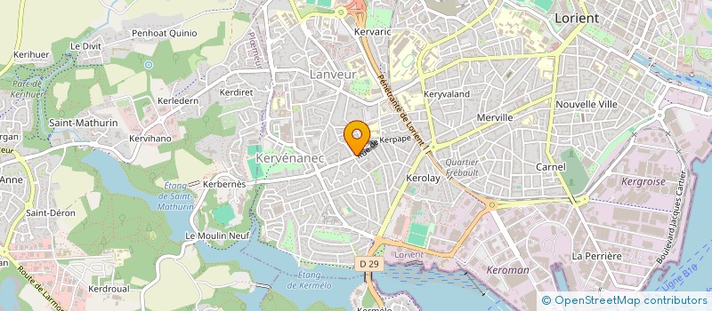 localisation de l'entreprise DG FINANCE  LORIENT