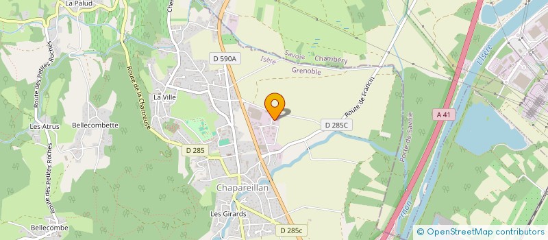 localisation de l'entreprise DG FINANCE  CHAPAREILLAN