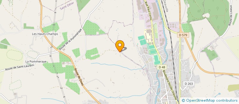 localisation de l'entreprise DG FOURNET  SAINT-DESIR