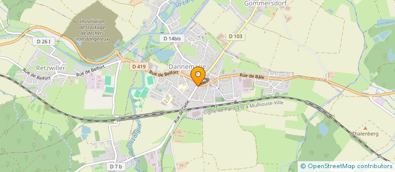 localisation de l'entreprise DG FRANCE  HAGENBACH