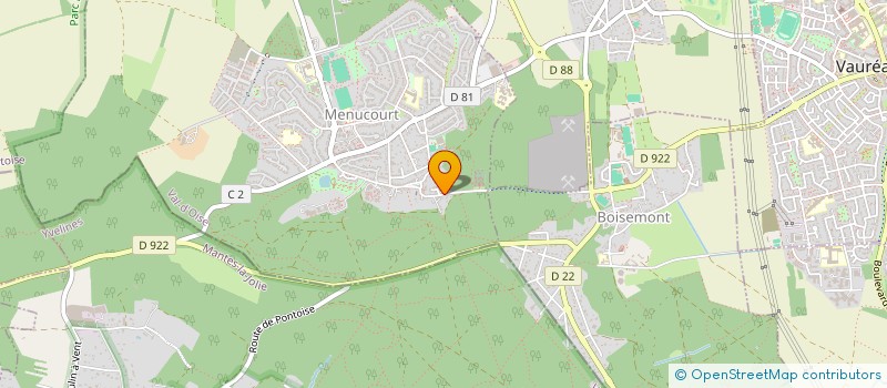 localisation de l'entreprise DG GESTION  MENUCOURT