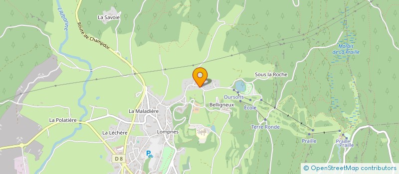 localisation de l'entreprise DG GLISS  PLATEAU D'HAUTEVILLE