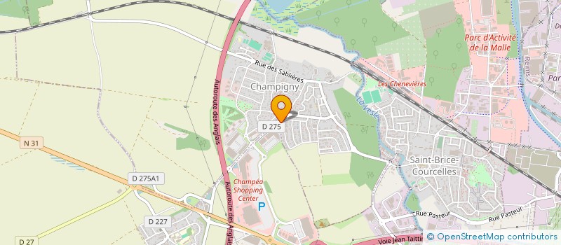 localisation de l'entreprise DG HABITAT  CHAMPIGNY