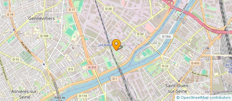 localisation de l'entreprise DG HOLDING  ASNIERES-SUR-SEINE