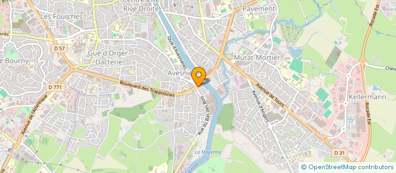 localisation de l'entreprise DG HOLDING  LAVAL