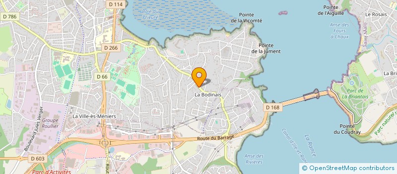 localisation de l'entreprise DG HR GLOBAL  DINARD