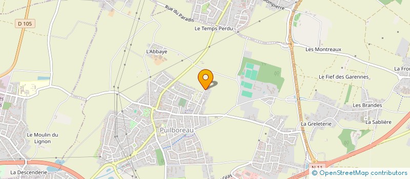 localisation de l'entreprise DG IMMO  PUILBOREAU