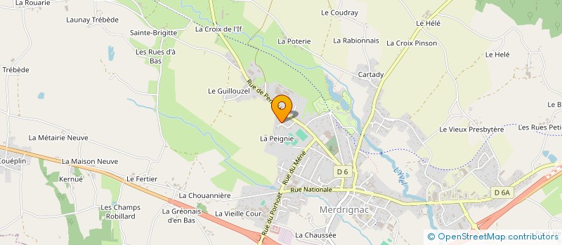 localisation de l'entreprise DG IMMO  TREMOREL