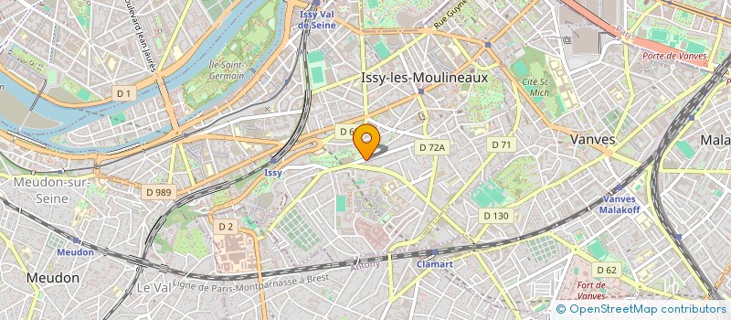 localisation de l'entreprise DG IMMO à ISSY-LES-MOULINEAUX
