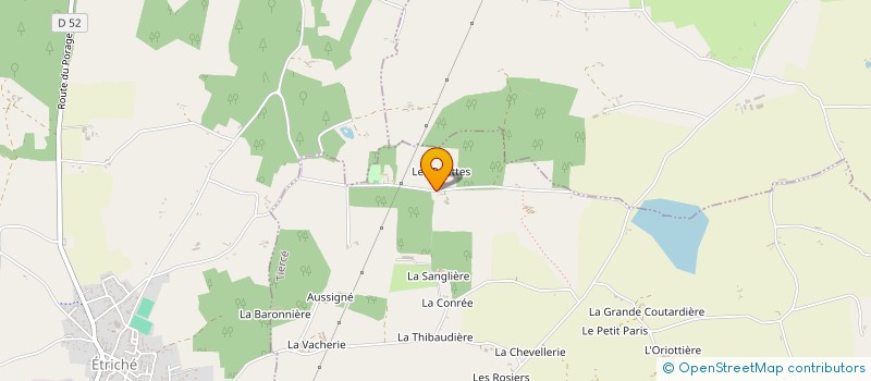 localisation de l'entreprise DG IMMO à TIERCE