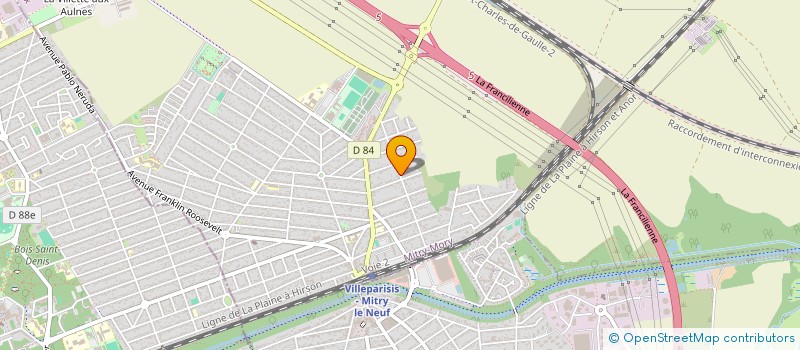 localisation de l'entreprise DG IMMO  MITRY-MORY