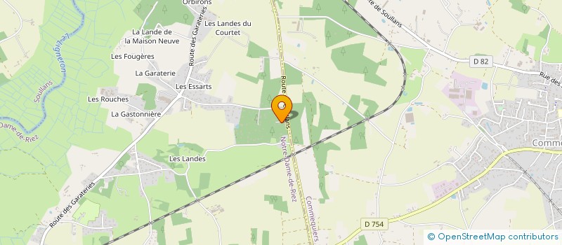 localisation de l'entreprise DG IMMO à NOTRE-DAME-DE-RIEZ