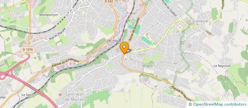 localisation de l'entreprise DG IMMO  SAINT-JEAN-DE-MOIRANS
