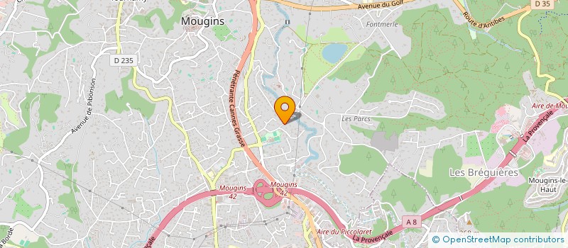 localisation de l'entreprise DG IMMO à MOUGINS