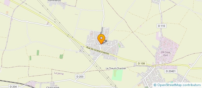 localisation de l'entreprise DG IMMO  CLAVETTE