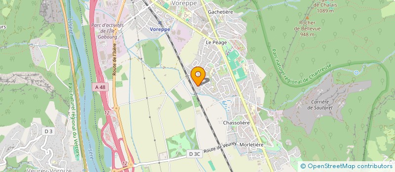 localisation de l'entreprise DG IMMO  VOREPPE