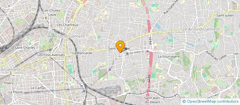 localisation de l'entreprise DG IMMO  MARSEILLE 12EME