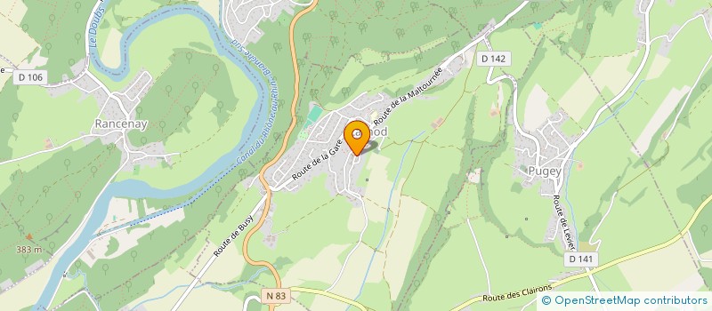 localisation de l'entreprise DG IMMOBILIER  LARNOD