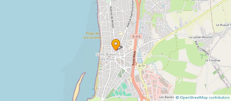 localisation de l'entreprise DG IMMOBILIER à SAINT-BREVIN-LES-PINS