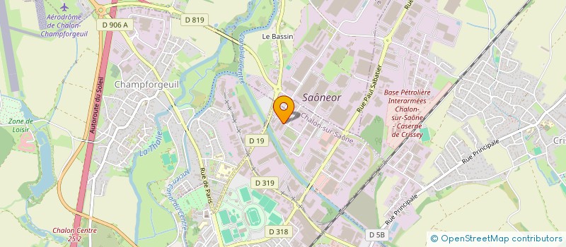 localisation de l'entreprise DG IMMOBILIER  CHALON-SUR-SAONE