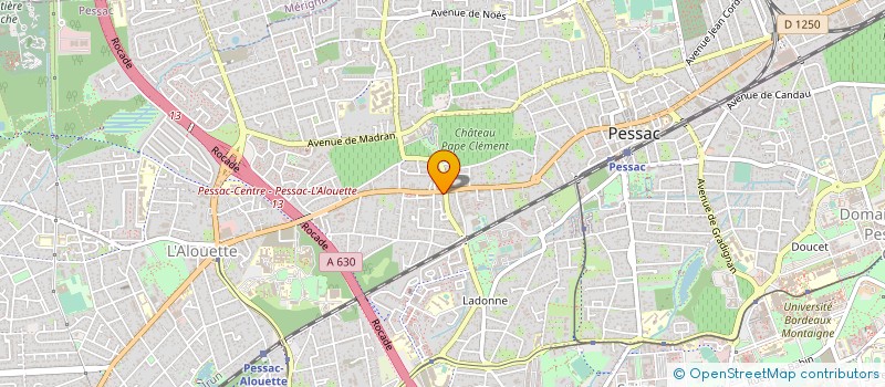 localisation de l'entreprise DG INGENIERIE SUD OUEST à PESSAC