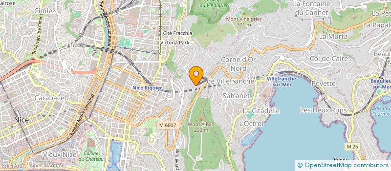 localisation de l'entreprise DG INVEST  NICE