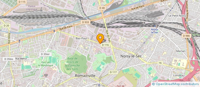 localisation de l'entreprise DG INVEST à ROMAINVILLE