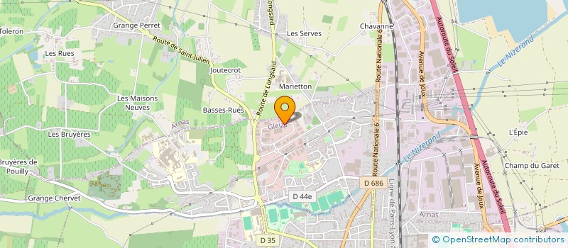 localisation de l'entreprise DG INVEST  GLEIZE