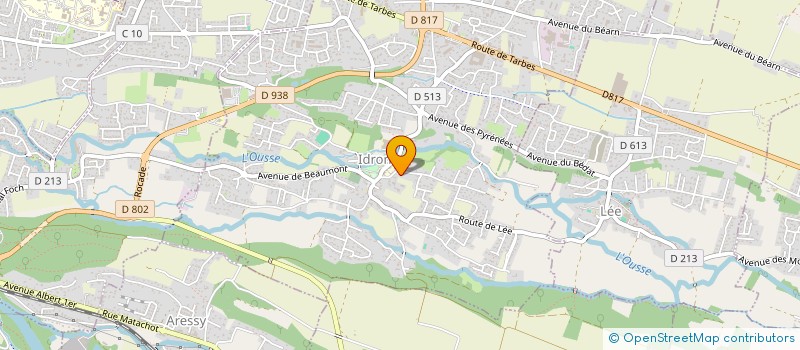 localisation de l'entreprise DG INVEST à GELOS