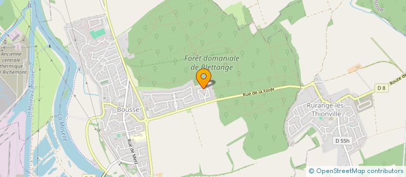 localisation de l'entreprise DG INVEST  BOUSSE