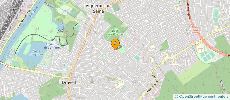 localisation de l'entreprise DG INVESTISSEMENT à DRAVEIL