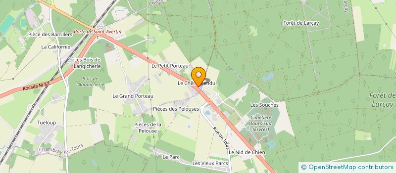 localisation de l'entreprise DG INVESTISSEMENTS  CHAMBRAY-LES-TOURS