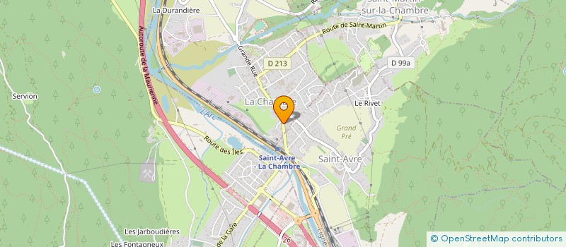 localisation de l'entreprise DG ISO à SAINT-AVRE