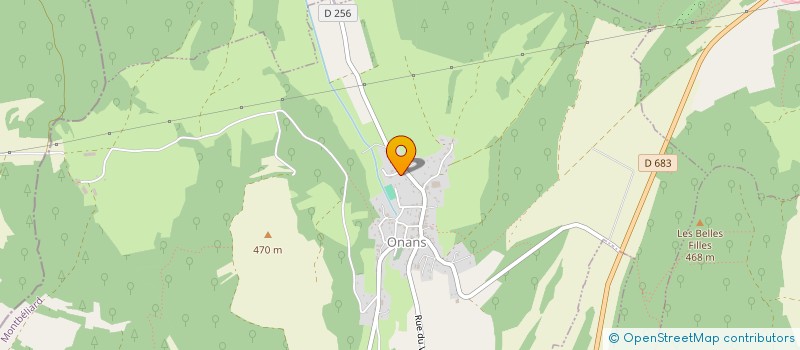 localisation de l'entreprise DG L'EPINETTE  ONANS