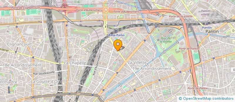 localisation de l'entreprise DG LAB  PARIS