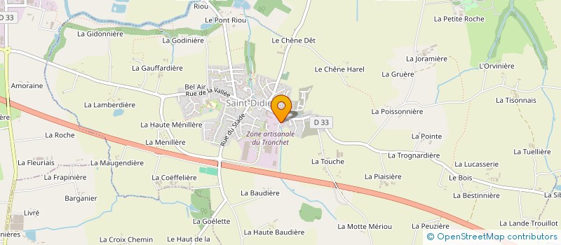 localisation de l'entreprise DG LIVE EVENT  SAINT-DIDIER