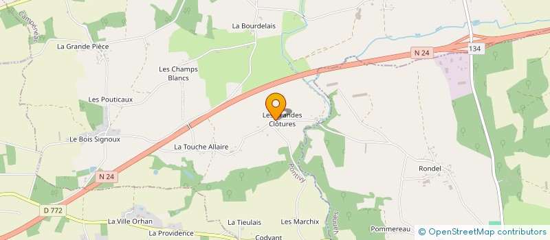 localisation de l'entreprise DG LOCATION  CAMPENEAC