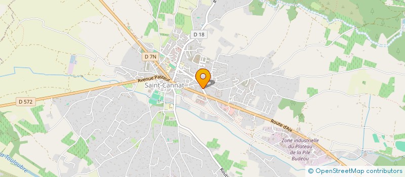 localisation de l'entreprise DG MACONNERIE  SAINT-CANNAT