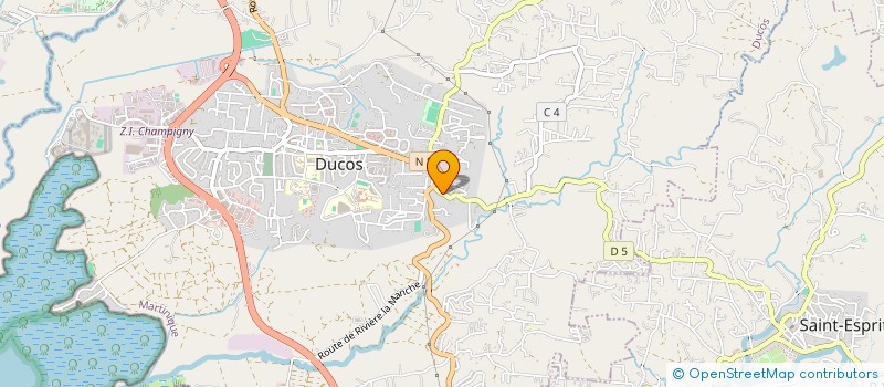 localisation de l'entreprise DG MADA BUSINESS à DUCOS
