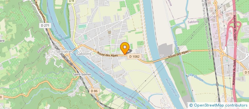 localisation de l'entreprise DG MAINTENANCE à SABLONS