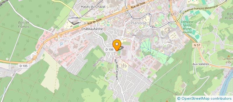 localisation de l'entreprise DG MAITRISE D'OEUVRE à BESANCON
