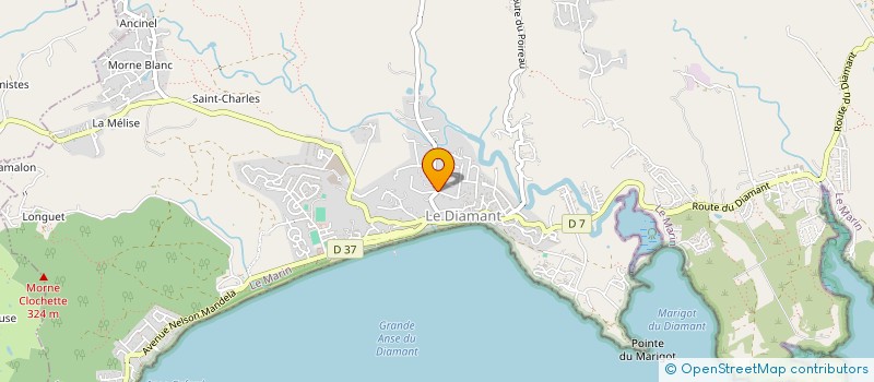 localisation de l'entreprise DG-MARTINIQUE  LE DIAMANT