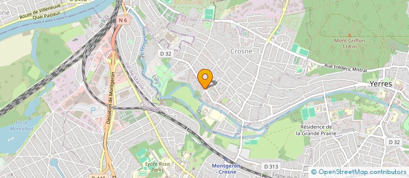 localisation de l'entreprise DG MEDIA  CROSNE