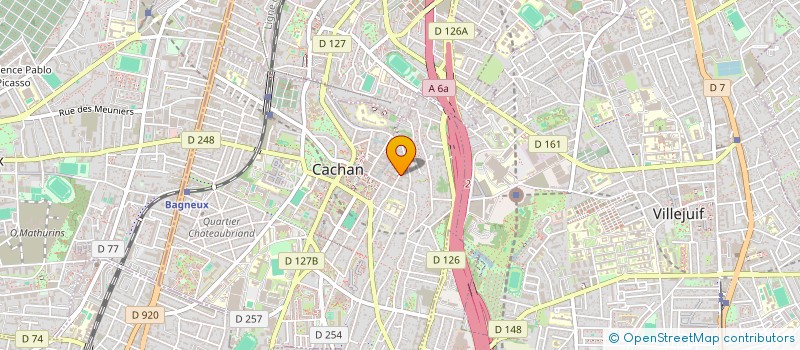 localisation de l'entreprise DG MONDE GOURMET  CACHAN